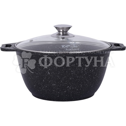 Кастрюля Kukmara 3 л со стеклянной крышкой