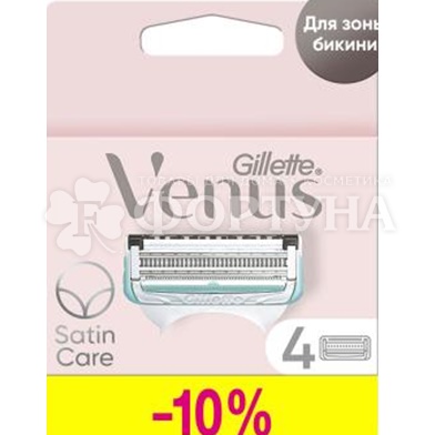 Кассеты Venus Gillette 4 шт Satin Care