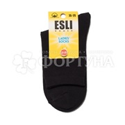 Носки ESLI 1 пара 19С-148СПЕ черные хлопок размер 23-25 женские