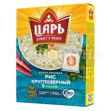 Крупа Царь 400 г рис круглозерный