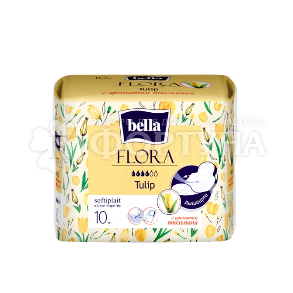 Прокладки Bella 10 шт Flora Tulip критические