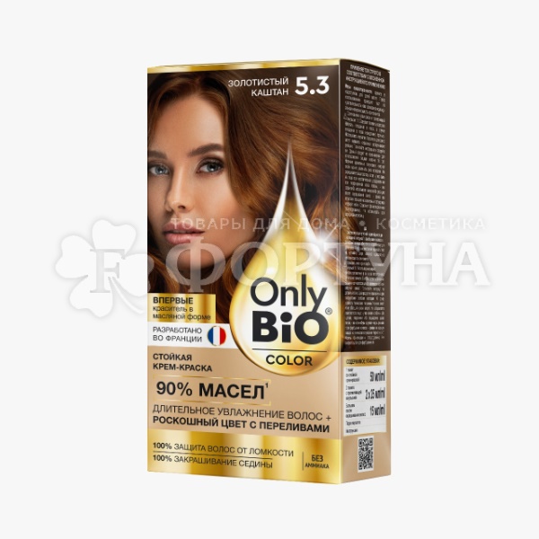 Краска для волос Only Bio Color 5.3 Золотистый каштан