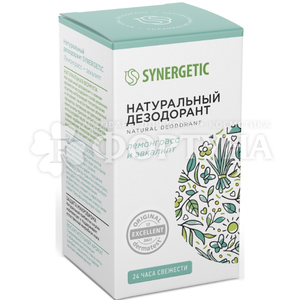 Дезодорант роликовый SYNERGETIC 50 мл Лемонграсс-эвкалипт