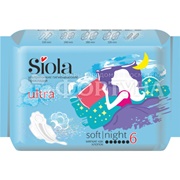 Прокладки SIOLA 6 шт Ultra Soft Night критические