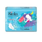 Прокладки SIOLA 12 шт Ultra Soft Night критические