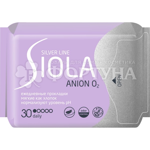Прокладки SIOLA 30 шт Silver Line daily multiform ежедневные