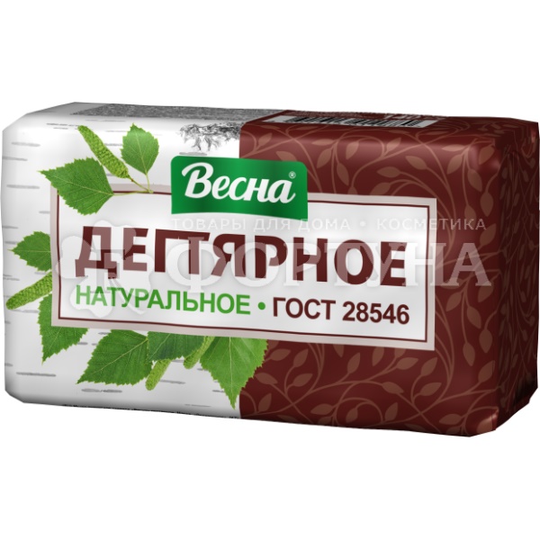 Туалетное мыло Весна 140 г Народное Дегтярное