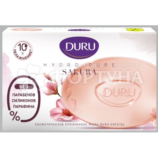 Туалетное мыло DURU 106 г HYDRO CRYSTAL Сакура