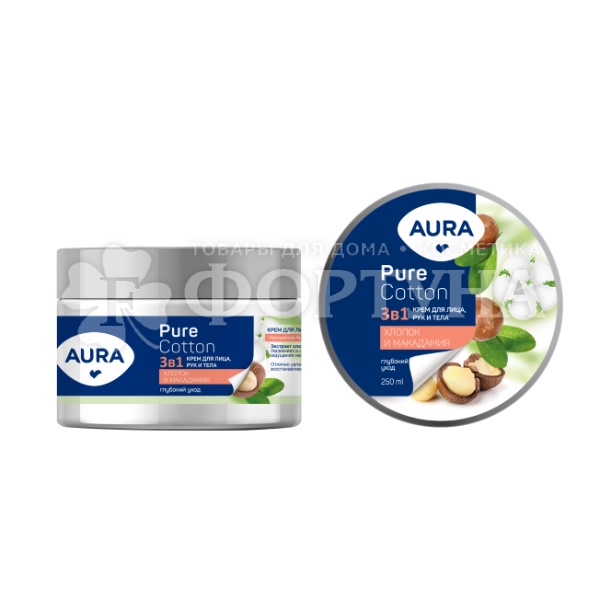 Крем AURA 250 мл Универсальный для лица, рук и тела