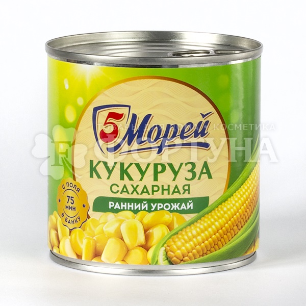 Кукуруза 5Морей 340 г в/с ключ