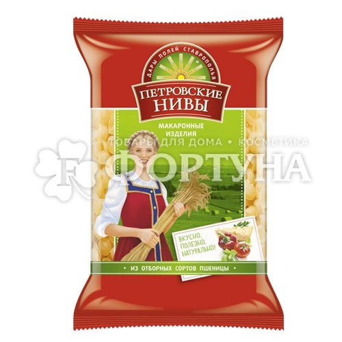 Макароны Петровские Нивы 1 кг Ракушка группа В