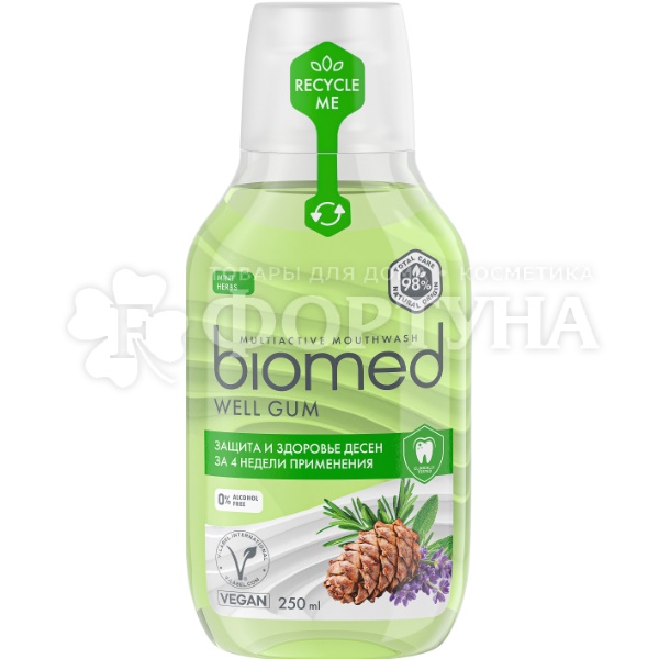 Ополаскиватель для полости рта Biomed 250 мл Well Gum