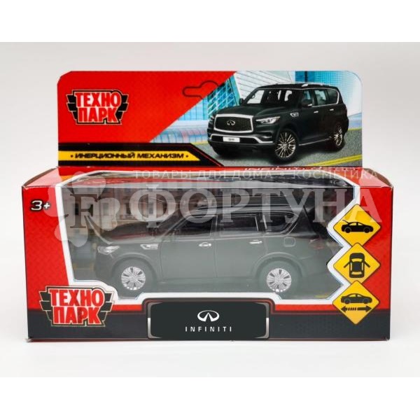 Машина Технопарк мет. INFINITI QX80-12MAT-BK