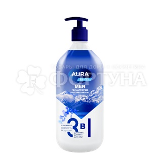 Гель для душа AURA Family 1000 мл Men Морские минералы