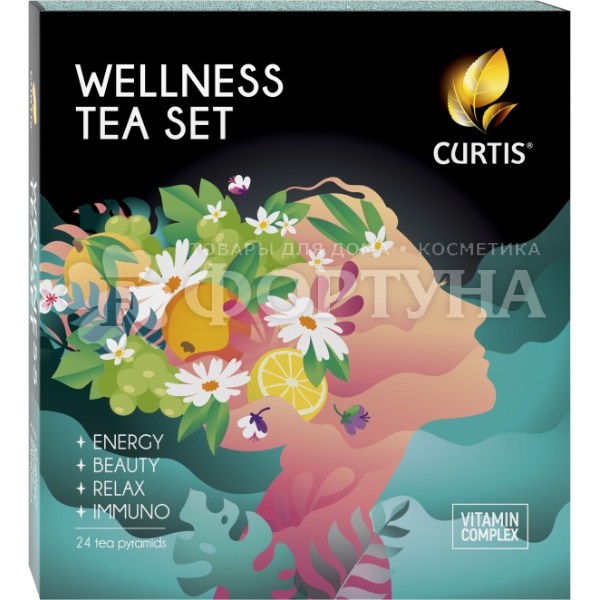 Чай Curtis 24 пирамидки Wellness Tea Set