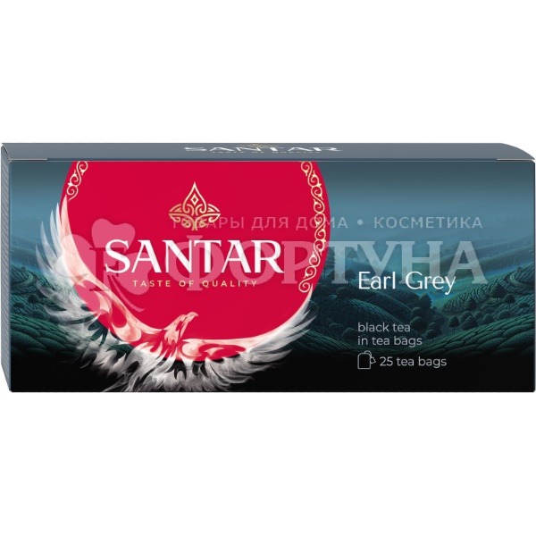 Чай SANTAR 25 пакетов Earl Grey