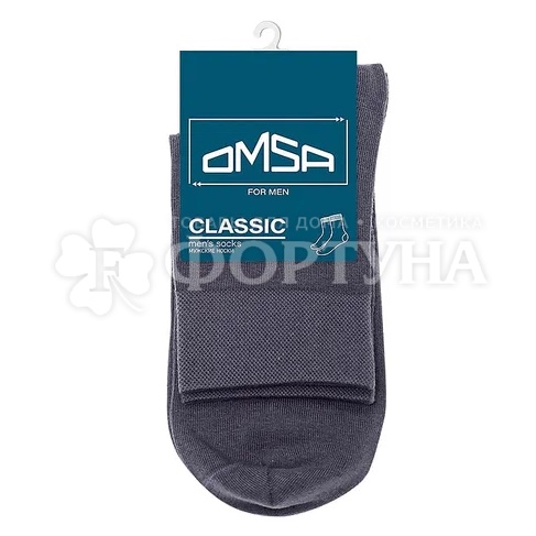 Носки Omsa Classic 1 пара 203 grigio scuro размер 42-44 мужские