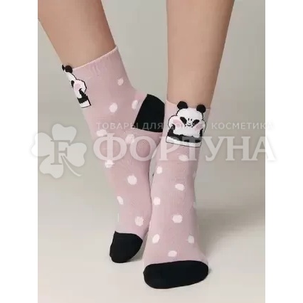 Носки CE HAPPY 1 пара пепельно-розовые размер 23-25 женские