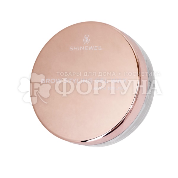 Гель-фиксатор для бровей Shinewell в шайбе с кистью
