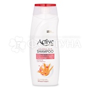 Шампунь Active CARE & BEAUTY 350 мл С кератином и пшеничным протеином для окрашенных волос