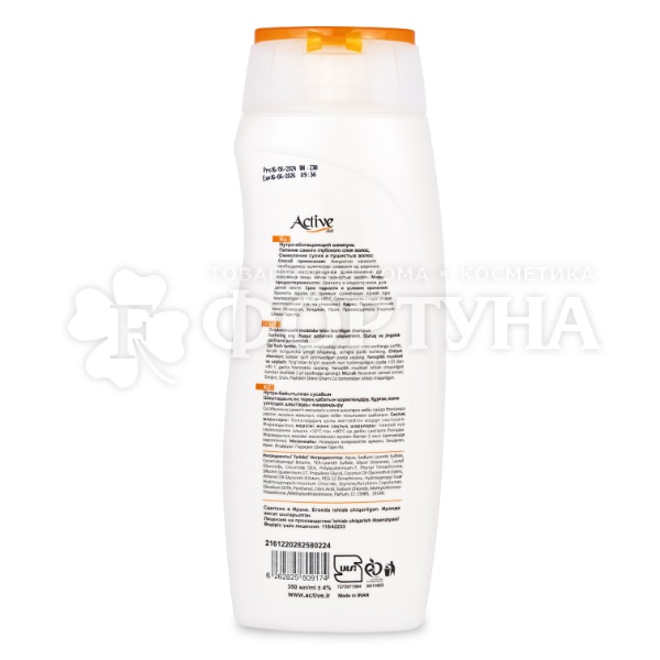 Шампунь Active CARE & BEAUTY 350 мл С кокосовым маслом и витамином В5 Питательный