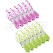 Прищепки VETTA 12 шт Цветы пластик 2 цвета