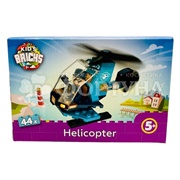Конструктор 44 детали Kids Brick's Вертолет