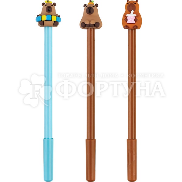 Ручка шариковая Capybara син. 0,8мм