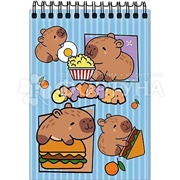Блокнот Capybara 60 л на гребне