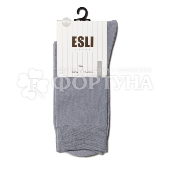 Носки E CLASSIC 1 пара серые размер 25 мужские