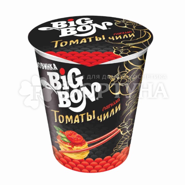 Лапша быстрого приготовления BIGBON 70 г со вкусом томатов с чили