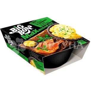 Пюре картофельное BIGBON 110 г с кусочками тушеной курицы