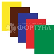 Цветная бумага мелованная самоклеящаяся А4 5листов 5 цветов Юнландия