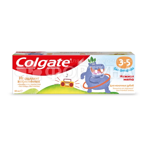 Зубная паста Colgate 60 мл 3-5 лет без фторида Детская