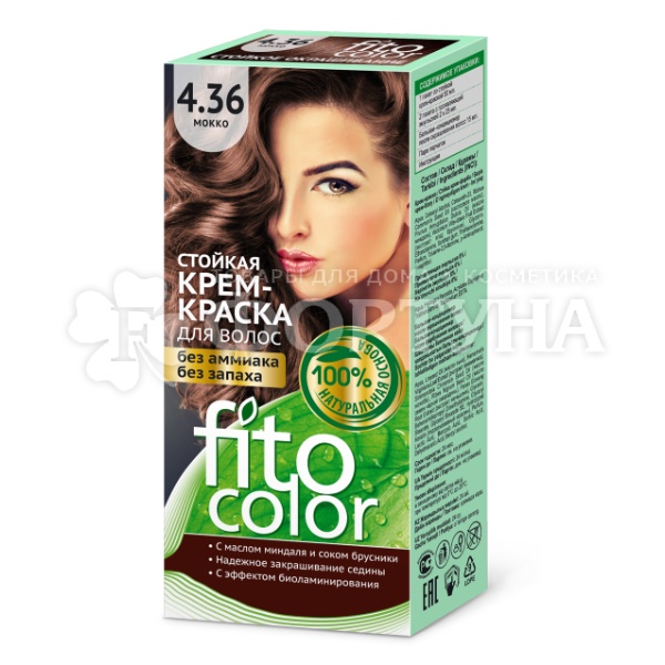 Краска для волос Fitocolor 4.36 Мокко