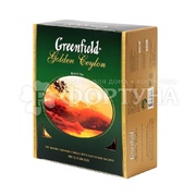 Чай Greenfield 100 пакетов Golden Ceylon