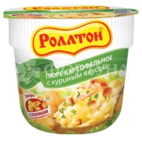 Пюре картофельное Роллтон 40 г с куриным вкусом