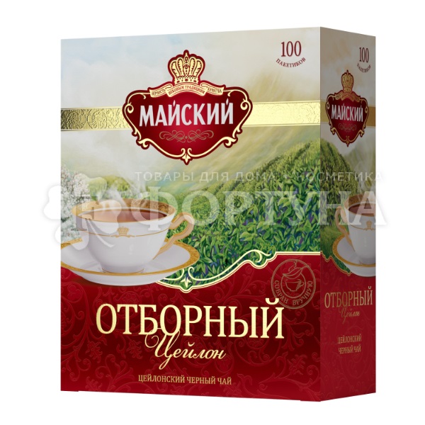 Чай Майский 100 пакетов Отборный
