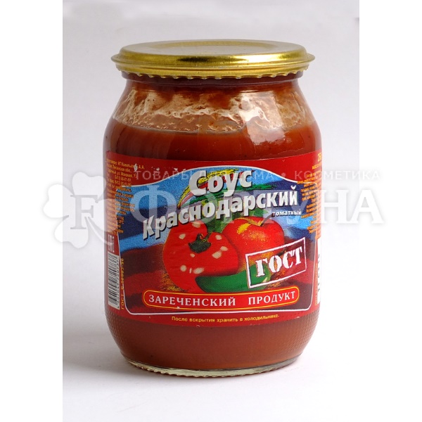 Соус Зареченский продукт 260 г Краснодарский стеклянная банка