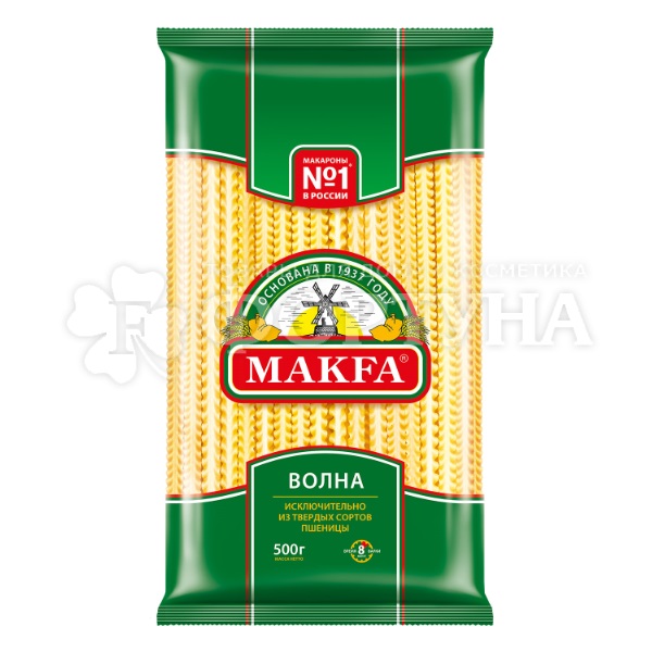 Макароны MAKFA 500 г Лапша длинная ''Волна''