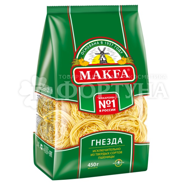 Макароны MAKFA 450 г Капеллини (гнезда)
