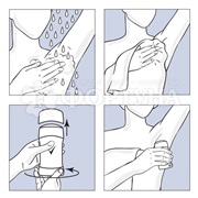 Дезодорант твердый Rexona 40 мл Антибактериальная + невидимая