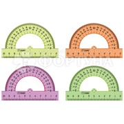 Транспортир Стамм 10 см прозрачный