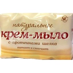 Туалетное мыло Невская косметика 4*100 г Натуральное с шелком