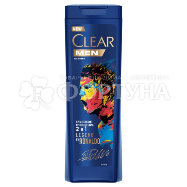 Шампунь Clear Men 400 мл Глубокое очищение