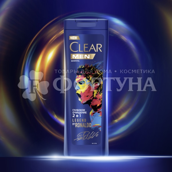Шампунь Clear Men 400 мл Глубокое очищение