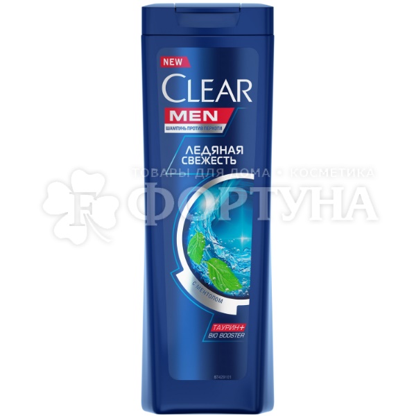 Шампунь Clear Men 400 мл Ледяная свежесть с ментолом