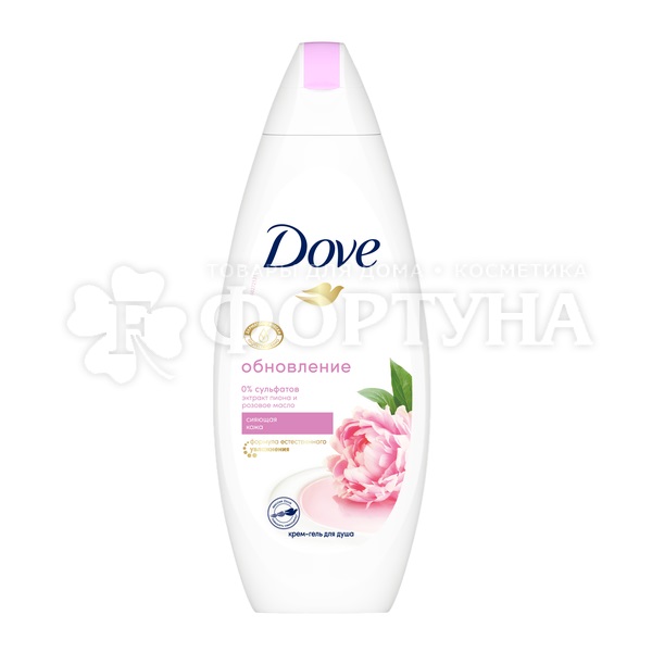 Крем-гель для душа Dove 250 мл Сливочная ваниль и пион