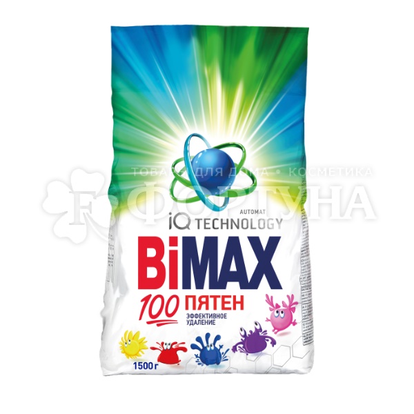 Стиральный порошок Bimax 1500 г Автомат Сто Пятен