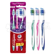 Зубная щетка Colgate Зигзаг 2+1 Средней жесткости